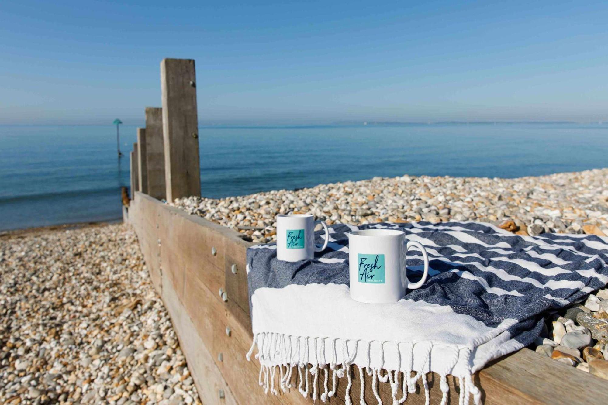 High-End Beachfront Getaway Sea View King Bed East Wittering Zewnętrze zdjęcie